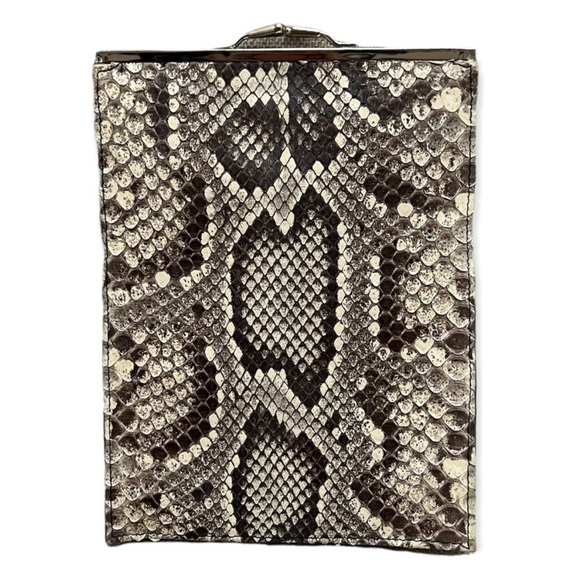 Browns Handbags - Browns Genuine Leather Made in Italy Snake
Skin Purse